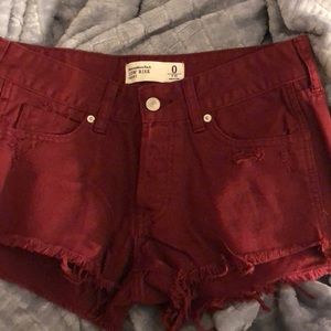 Abercrombie & Fitch low rise shorts